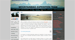 Desktop Screenshot of mountainbike-expedition-team.de